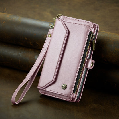 For iPhone 11 Pro CaseMe C36 Card Slots Zipper Wallet RFID Anti-theft Leather Phone Case(Pink) - iPhone 11 Pro Cases by CaseMe | Online Shopping South Africa | PMC Jewellery | Buy Now Pay Later Mobicred