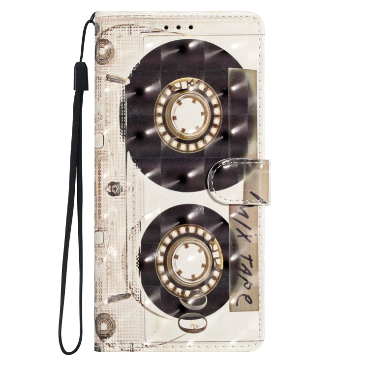 For Motorola Moto G Play 2024 3D Pattern Leather Phone Case(Tape) - Motorola Cases by PMC Jewellery | Online Shopping South Africa | PMC Jewellery | Buy Now Pay Later Mobicred