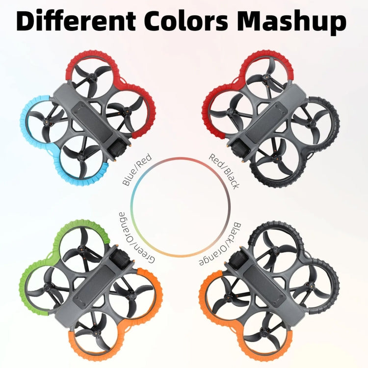 For DJI Avata 2 Sunnylife Drone Anti-Collision Protective Cover Propeller Ring Stripes(Black) - free shipping - PMC TechLife - Order now!