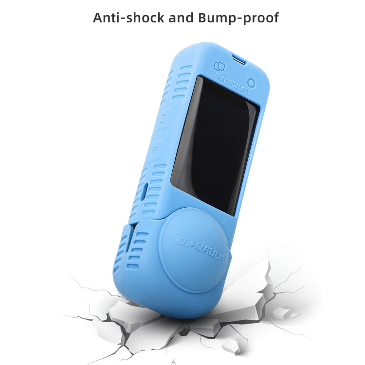 For Insta360 X4 / X5 Sunnylife Silicone Shockproof Case Lens Body Cover Kit(Black) - free shipping - PMC TechLife - Order now!