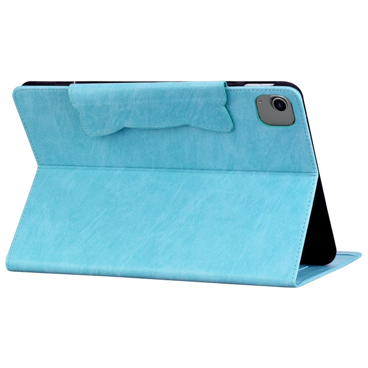 For iPad Air 13 2024 Cat Buckle Leather Smart Tablet Case(Sky Blue) - iPad Air 13 2024 Cases by PMC Jewellery | Online Shopping South Africa | PMC Jewellery | Buy Now Pay Later Mobicred