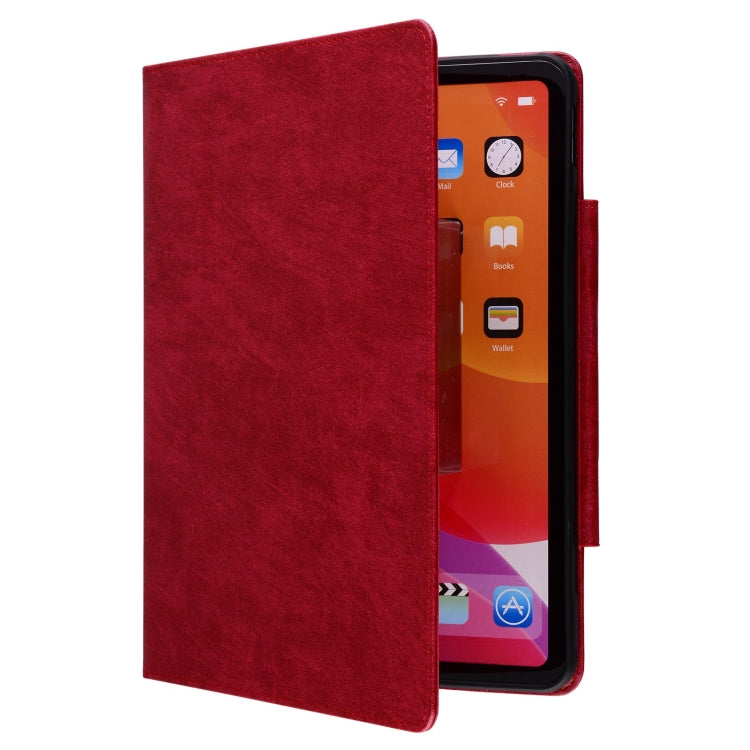 For iPad Air 13 2024 Cat Buckle Leather Smart Tablet Case(Red) - iPad Air 13 2024 Cases by PMC Jewellery | Online Shopping South Africa | PMC Jewellery | Buy Now Pay Later Mobicred