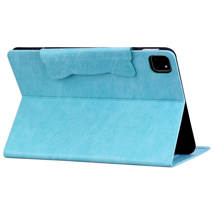 For iPad Pro 13 2024 Cat Buckle Leather Smart Tablet Case(Sky Blue) - iPad Pro 13 2024 Cases by PMC Jewellery | Online Shopping South Africa | PMC Jewellery | Buy Now Pay Later Mobicred