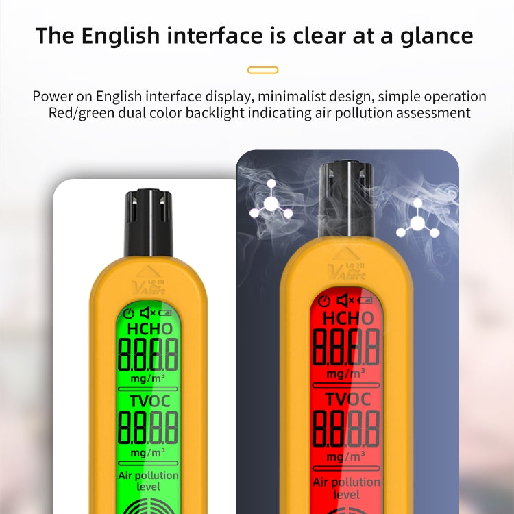 BSIDE G2 Portable Air Quality Detector Indoor Formaldehyde Tester - Air & Water Quality Tester by BSIDE | Online Shopping South Africa | PMC TechLife | Buy Now Pay Later Mobicred