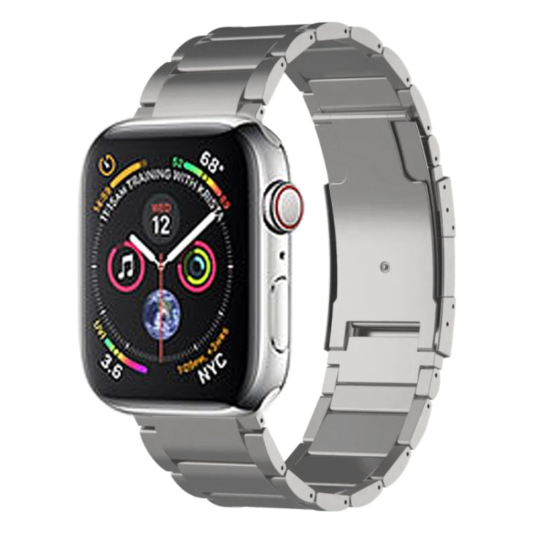 For Apple Watch Series 4 40mm Titanium Metal Watch Band(Silver) - free shipping - PMC TechLife - Order now!
