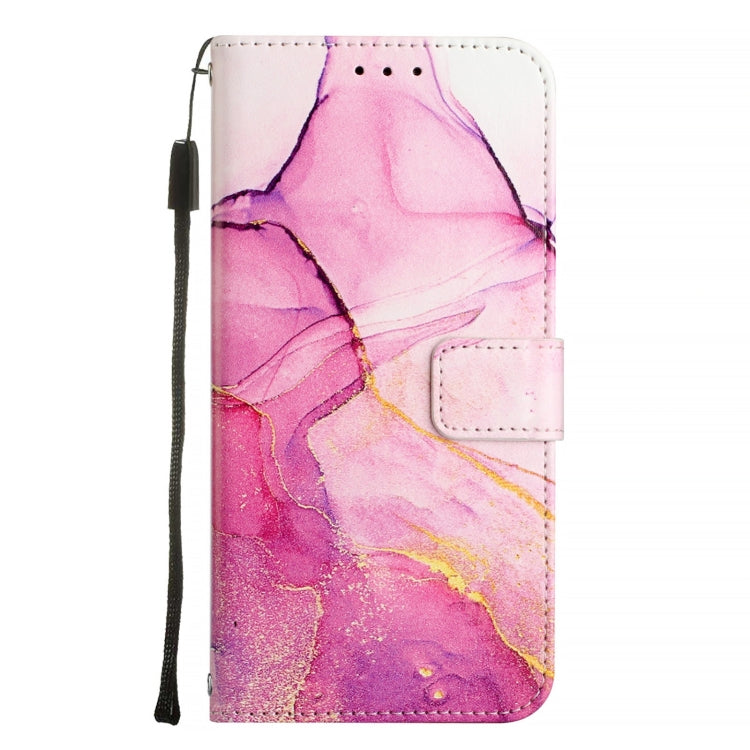 For Ulefone Note 14 PT003 Marble Pattern Flip Leather Phone Case(Pink Purple Gold) - Ulefone Cases by PMC Jewellery | Online Shopping South Africa | PMC Jewellery | Buy Now Pay Later Mobicred