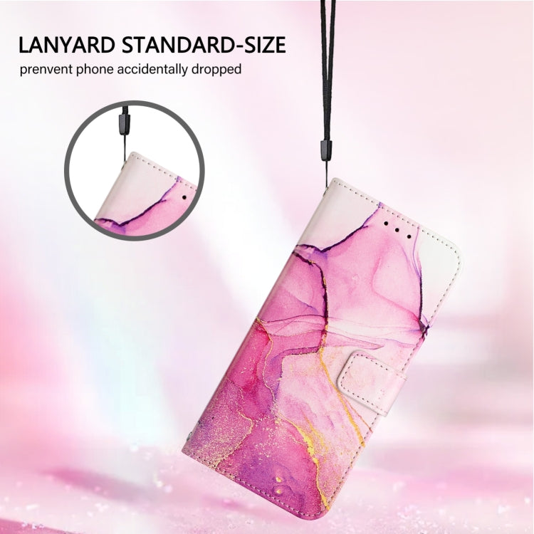 For Ulefone Note 14 PT003 Marble Pattern Flip Leather Phone Case(Pink Purple Gold) - free shipping - PMC Jewellery - Order now!