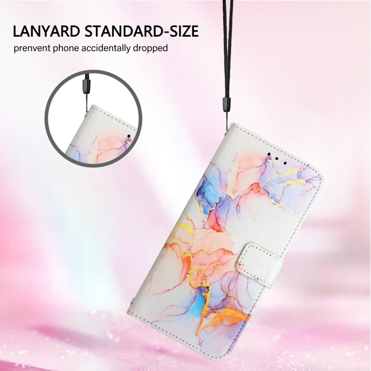 For Blackview A53 PT003 Marble Pattern Flip Leather Phone Case(Galaxy Marble White) - More Brand by PMC Jewellery | Online Shopping South Africa | PMC Jewellery | Buy Now Pay Later Mobicred
