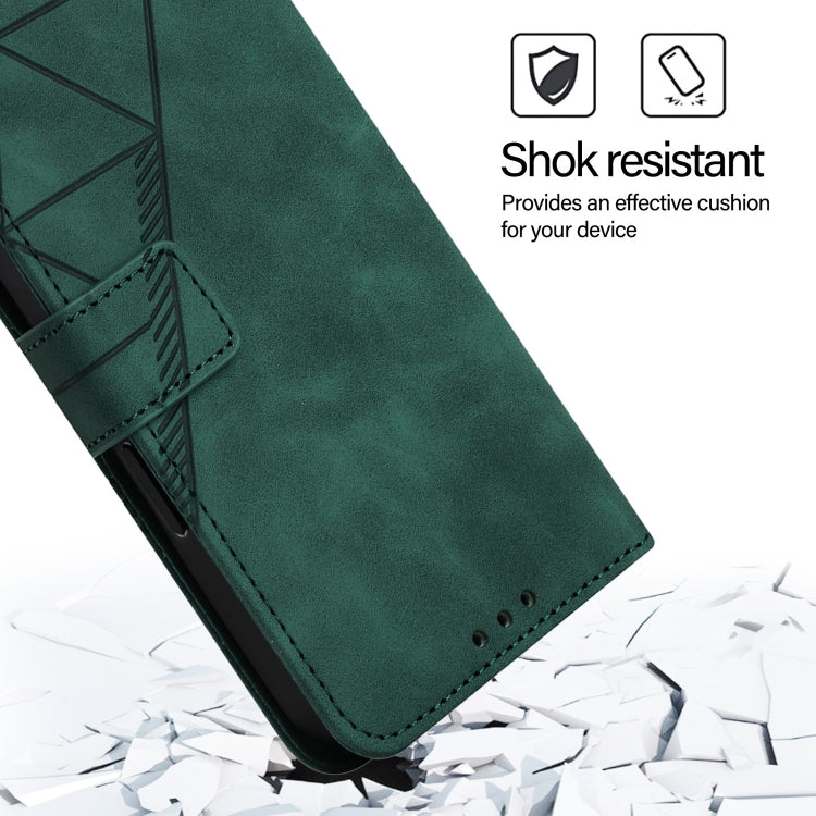For Blackview A53 Crossbody 3D Embossed Flip Leather Phone Case(Green) - More Brand by PMC TechLife | Online Shopping South Africa | PMC TechLife | Buy Now Pay Later Mobicred