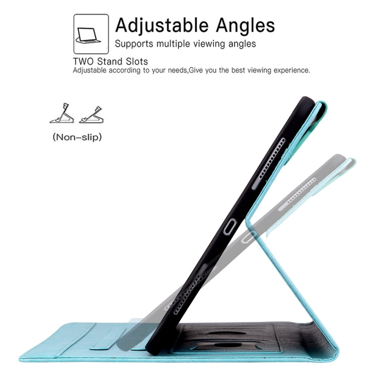 For Lenovo Tab P12 Cat Buckle Leather Tablet Case(Sky Blue) - Lenovo by PMC TechLife | Online Shopping South Africa | PMC TechLife | Buy Now Pay Later Mobicred