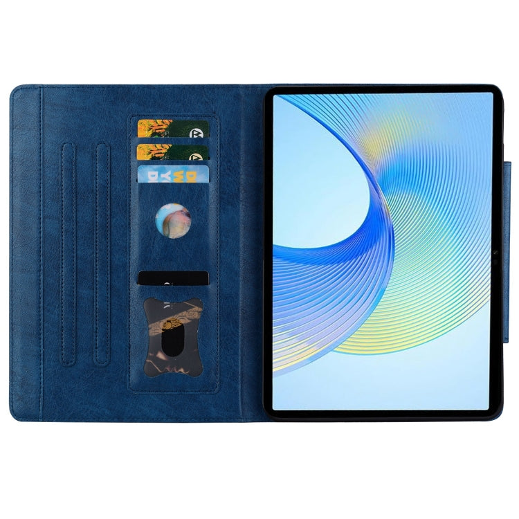 For Honor Pad 8 Cat Buckle Leather Tablet Case(Royal Blue) - Honor by PMC TechLife | Online Shopping South Africa | PMC TechLife | Buy Now Pay Later Mobicred
