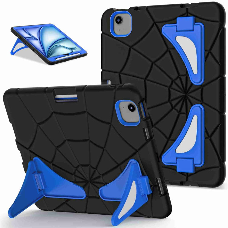 For iPad Air 11 2024 Silicone + PC Shockproof Protective Tablet Case(Black Blue) - iPad Air 11 2024 Cases by PMC Jewellery | Online Shopping South Africa | PMC Jewellery | Buy Now Pay Later Mobicred