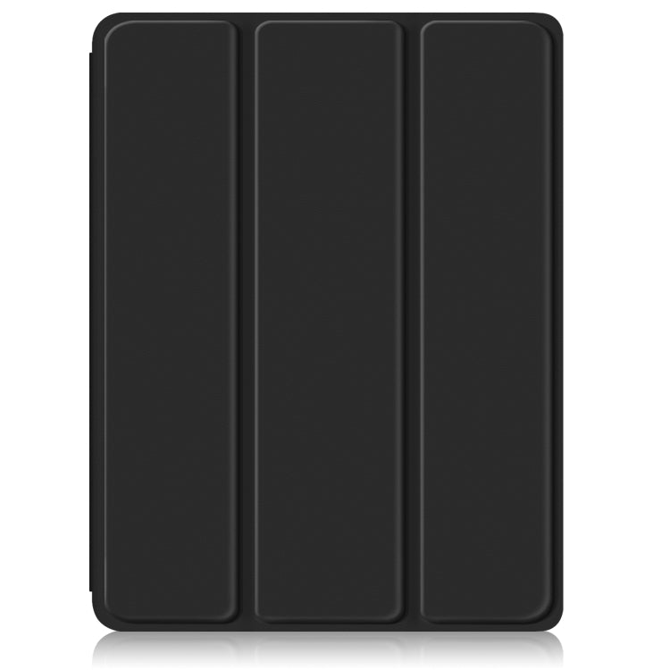 For iPad Air 11 2024 / Pro 11 2022 Acrylic 3-Fold Smart Leather Tablet Case(Black) - iPad Air 11 2024 Cases by PMC Jewellery | Online Shopping South Africa | PMC Jewellery | Buy Now Pay Later Mobicred