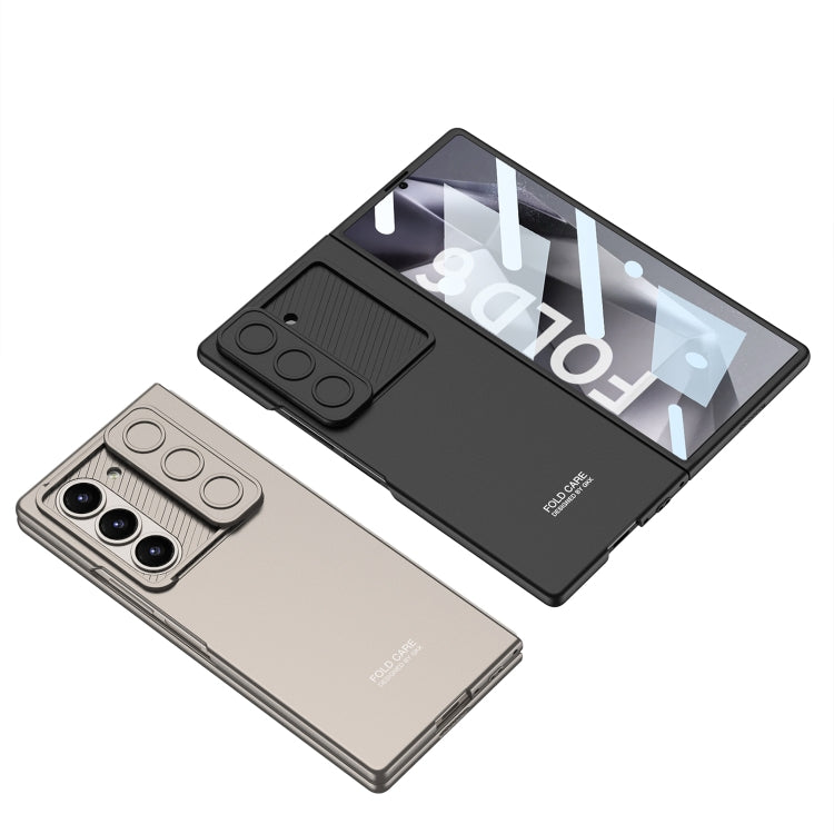 For Samsung Galaxy Z Fold6 GKK Integrated Ultra-thin Sliding Window Phone Case(Titanium Gray) - Galaxy Z Fold6 5G Cases by GKK | Online Shopping South Africa | PMC Jewellery | Buy Now Pay Later Mobicred