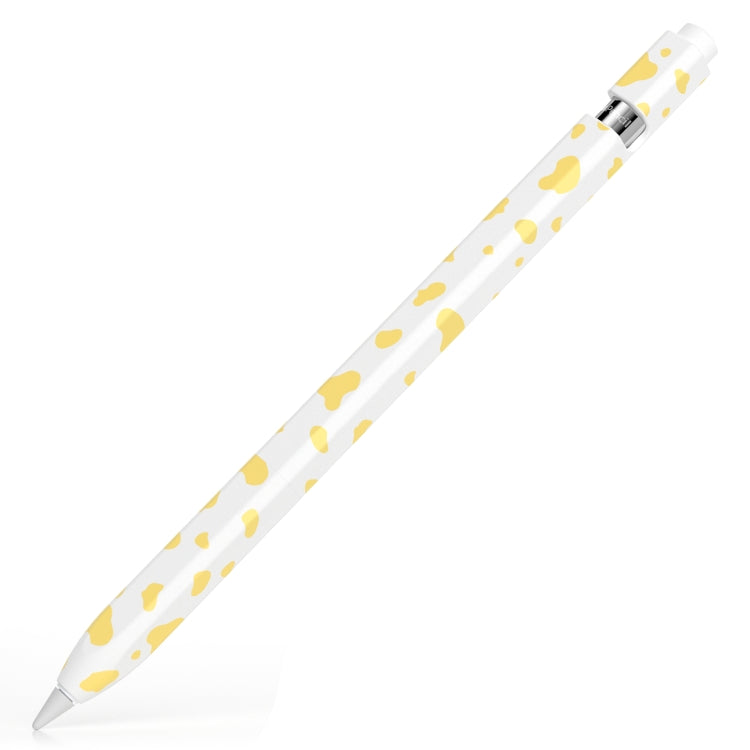 For Apple Pencil 1 Cow Pattern Stylus Silicone Protective Cover(Yellow) - Pencil Accessories by PMC Jewellery | Online Shopping South Africa | PMC Jewellery | Buy Now Pay Later Mobicred