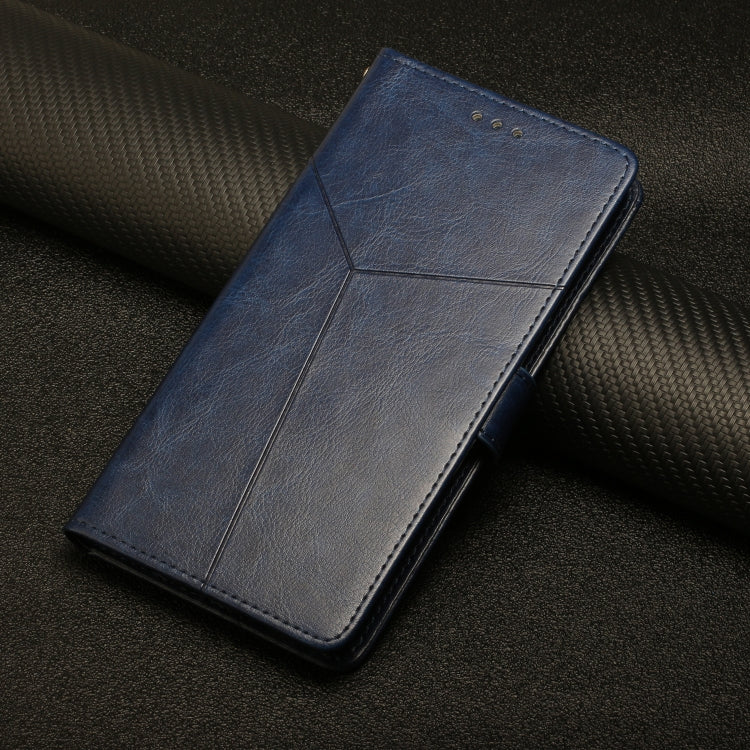 For Samsung Galaxy S25 5G Y-shaped Pattern Flip Leather Phone Case(Blue) - Galaxy S25 5G Cases by PMC Jewellery | Online Shopping South Africa | PMC Jewellery | Buy Now Pay Later Mobicred