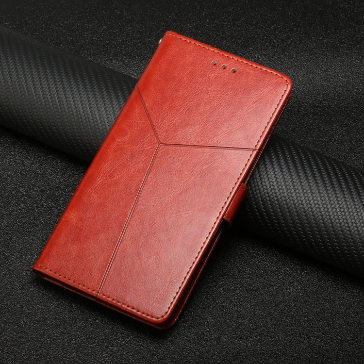 For Samsung Galaxy S25 5G Y-shaped Pattern Flip Leather Phone Case(Brown) - free shipping - PMC Jewellery - Order now!