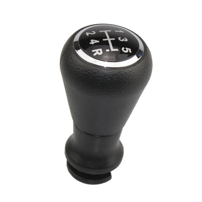 For Citroen C4 / Peugeot 307 Car Gear Lever Knob Leather Gear Shift Knob, with Converter(Black) - Shift Knob by PMC Jewellery | Online Shopping South Africa | PMC Jewellery | Buy Now Pay Later Mobicred