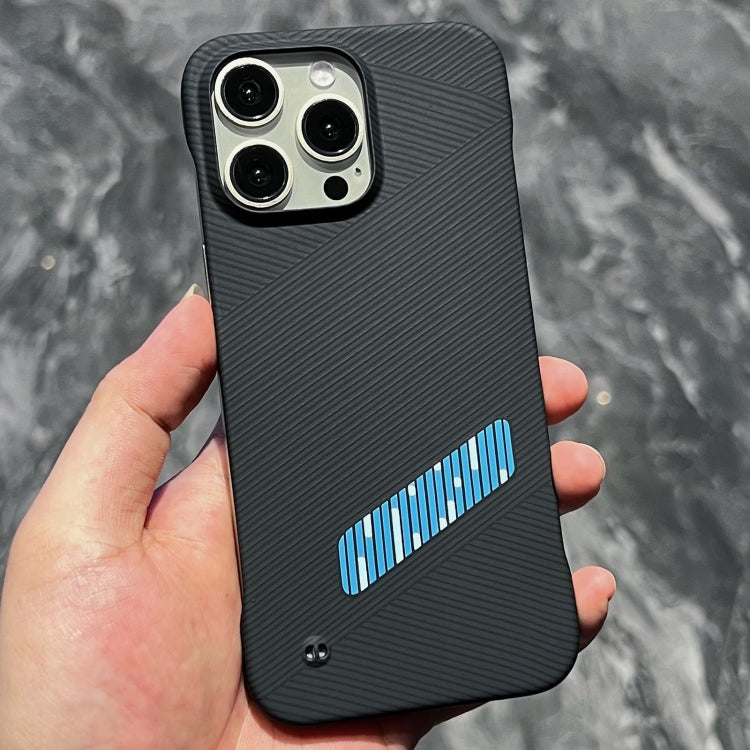 For iPhone 13 Pro Carbon Fiber Frameless Cooling Phone Case(Blue) - iPhone 13 Pro Cases by PMC Jewellery | Online Shopping South Africa | PMC Jewellery | Buy Now Pay Later Mobicred