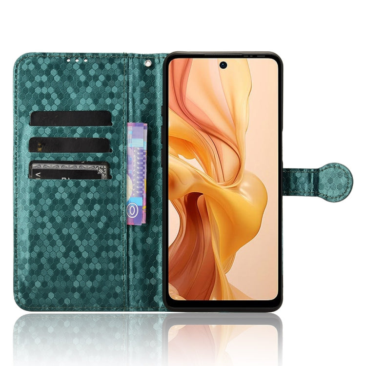 For Ulefone Note 18 Ultra Honeycomb Dot Texture Leather Phone Case(Green) - Ulefone Cases by PMC Jewellery | Online Shopping South Africa | PMC Jewellery | Buy Now Pay Later Mobicred