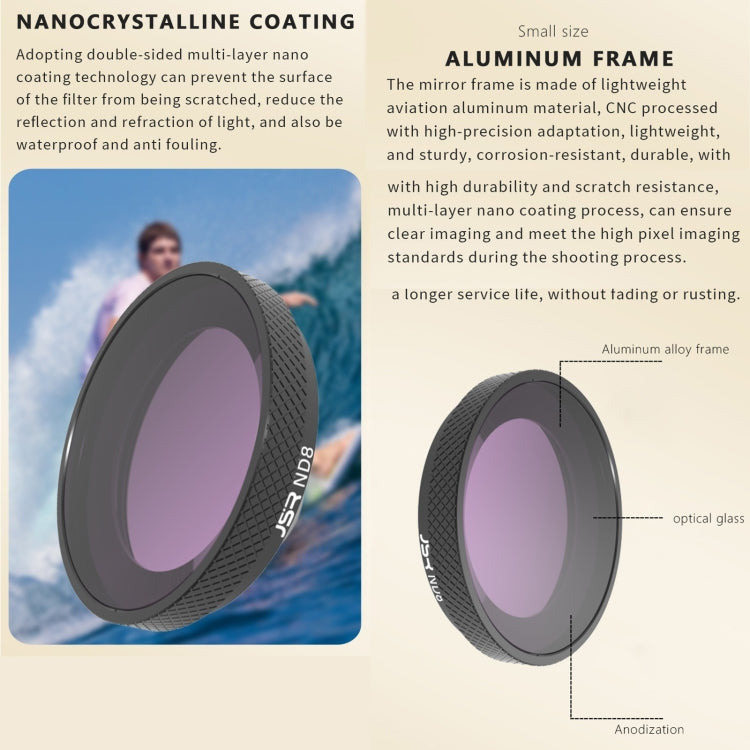 For Insta360 GO 3S JUNESTAR Camera Lens Filter, Filter:3 in 1 UV - free shipping - PMC TechLife - Order now!