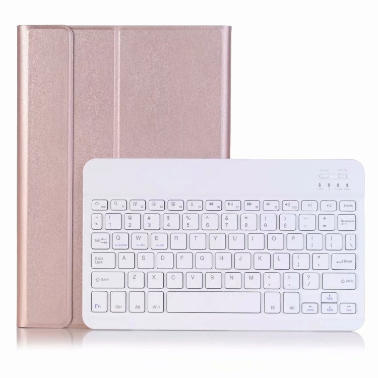 For Huawei MatePad T8 Ultra-thin Detachable Bluetooth Keyboard Leather Tablet Case with Stand & Sleep Function & Backlight(Rose Gold) - Huawei Keyboard by PMC TechLife | Online Shopping South Africa | PMC TechLife