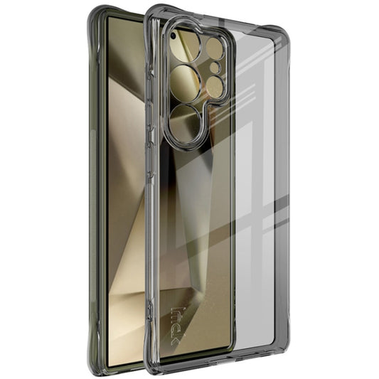 For Samsung Galaxy S25 Ultra 5G imak Shockproof Airbag TPU Phone Case(Transparent Black) - Galaxy S25 Ultra 5G Cases by imak | Online Shopping South Africa | PMC Jewellery | Buy Now Pay Later Mobicred