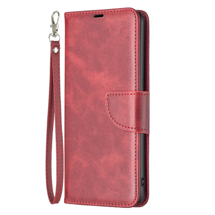 For Samsung Galaxy S25+ 5G Lambskin Texture Pure Color Flip Leather Phone Case(Red) - Galaxy S25+ 5G Cases by PMC Jewellery | Online Shopping South Africa | PMC Jewellery | Buy Now Pay Later Mobicred