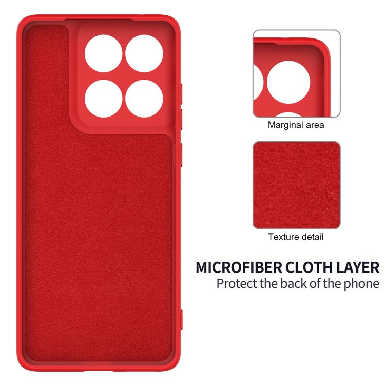 For Motorola Edge 60s Solid Color Liquid Silicone Dropproof Full Coverage Phone Case(Red) - free shipping - PMC TechLife - Order now!