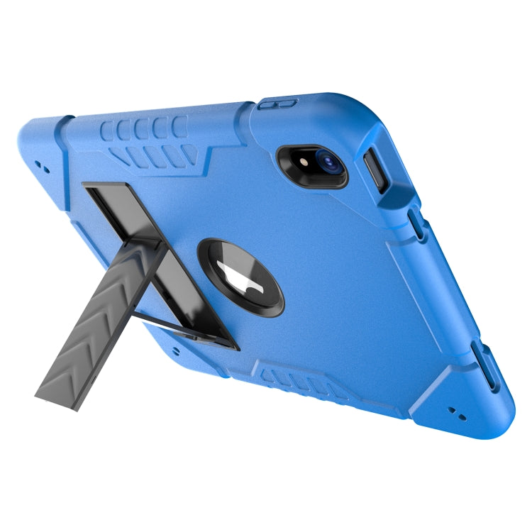 For iPad Air 11 2024 Armor Holder Silicone Hybrid PC Tablet Case(Blue) - iPad Air 11 2024 Cases by PMC Jewellery | Online Shopping South Africa | PMC Jewellery | Buy Now Pay Later Mobicred