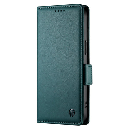 For iPhone 16 Side Buckle Magnetic Frosted Leather Phone Case(Dark Green) - iPhone 16 Cases by PMC Jewellery | Online Shopping South Africa | PMC Jewellery | Buy Now Pay Later Mobicred