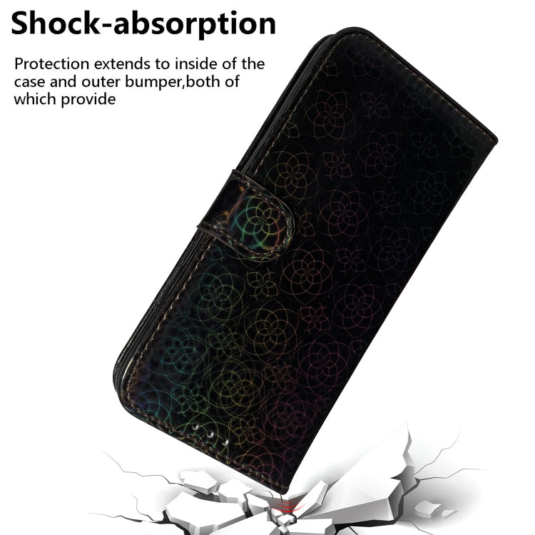 For Xiaomi Redmi K70 / K70 Pro Colorful Magnetic Buckle Leather Phone Case(Black) - K70 Cases by PMC Jewellery | Online Shopping South Africa | PMC Jewellery | Buy Now Pay Later Mobicred