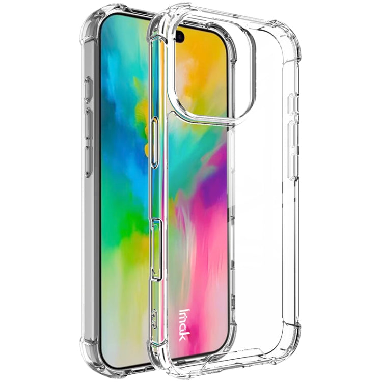 For iPhone 16 Pro IMAK Space Shield PC + TPU Airbag Shockproof Phone Case(Transparent) - iPhone 16 Pro Cases by imak | Online Shopping South Africa | PMC TechLife | Buy Now Pay Later Mobicred