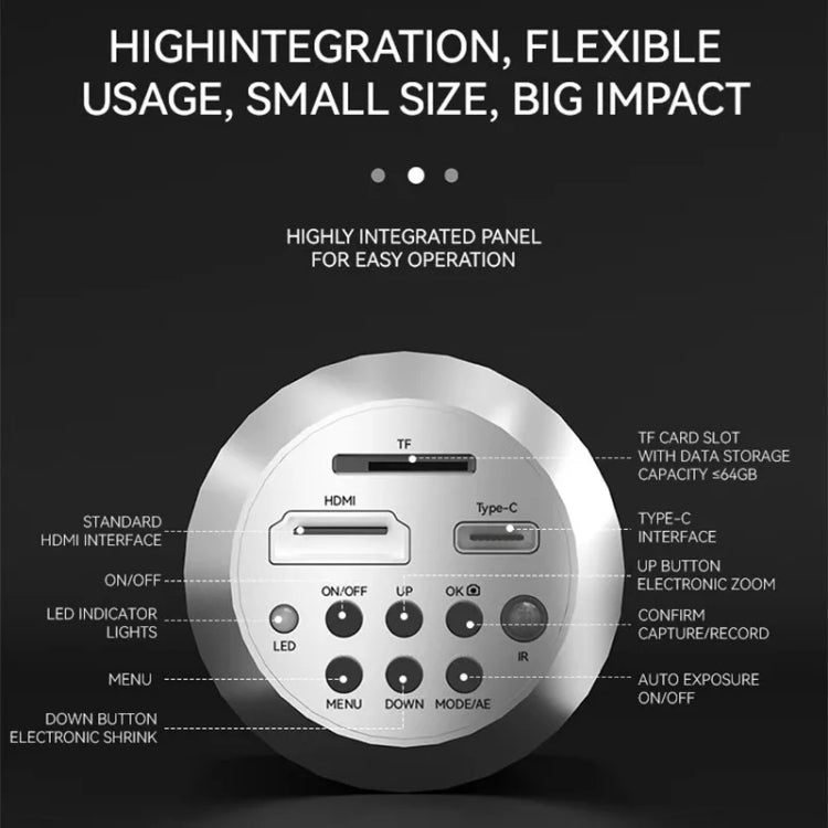 Luowei LW-GK20 UHD 1080P / 2K Microscope Camera with 5X Digital Zoom & Custom Storage - free shipping - PMC TechLife - Order now!