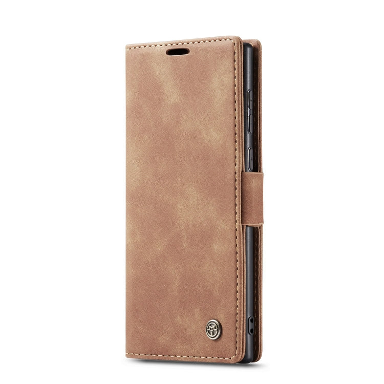 For Samsung Galaxy Note20 CaseMe Multifunctional Horizontal Flip Leather Case, with Card Slot & Holder & Wallet(Brown) - Galaxy Note20 Cases by CaseMe | Online Shopping South Africa | PMC Jewellery | Buy Now Pay Later Mobicred