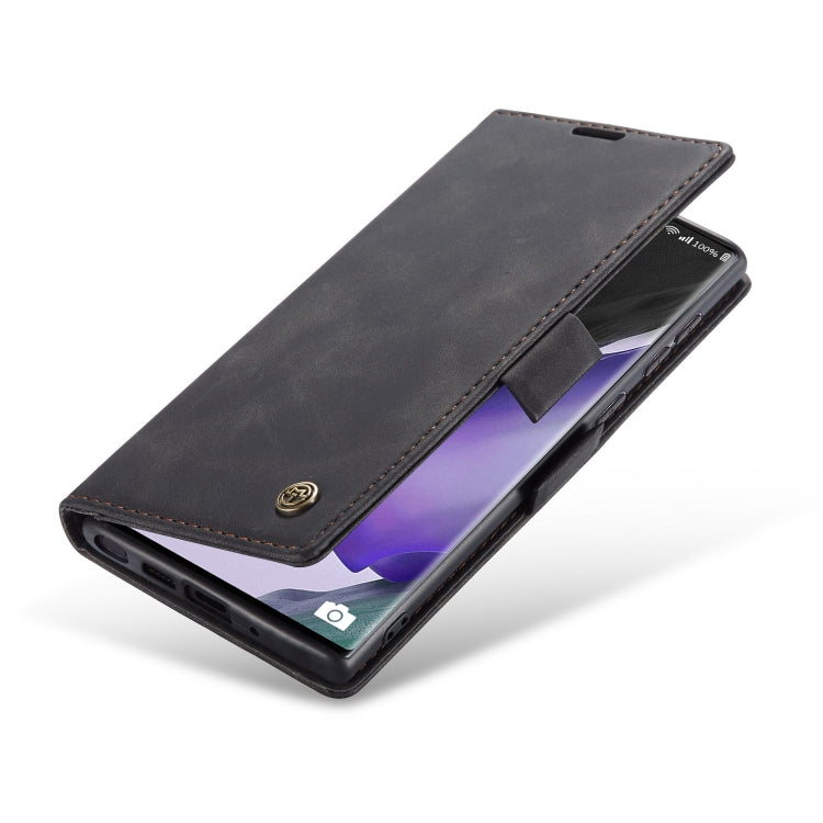 For Samsung Galaxy Note20 Ultra CaseMe Multifunctional Horizontal Flip Leather Case, with Card Slot & Holder & Wallet(Black) - Galaxy Phone Cases by CaseMe | Online Shopping South Africa | PMC Jewellery | Buy Now Pay Later Mobicred