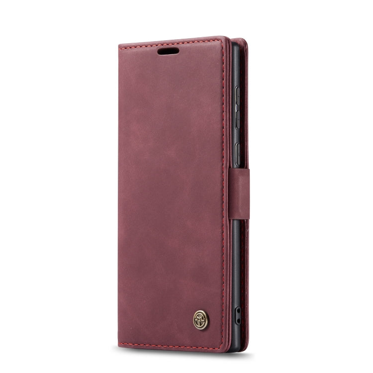 For Samsung Galaxy Note20 Ultra CaseMe Multifunctional Horizontal Flip Leather Case, with Card Slot & Holder & Wallet(Wine Red) - Galaxy Phone Cases by CaseMe | Online Shopping South Africa | PMC Jewellery | Buy Now Pay Later Mobicred