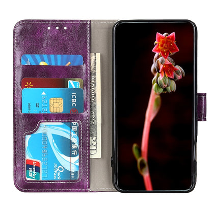 For Samsung Galaxy S25 Ultra 5G Retro Crazy Horse Texture Leather Phone Case(Purple) - Galaxy S25 Ultra 5G Cases by PMC Jewellery | Online Shopping South Africa | PMC Jewellery | Buy Now Pay Later Mobicred