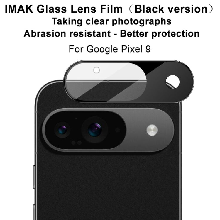 For Google Pixel 9 IMAK Rear Camera Lens Glass Film Black Version - Other by imak | Online Shopping South Africa | PMC Jewellery | Buy Now Pay Later Mobicred