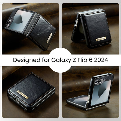 For Samsung Galaxy Z Flip6 5G CaseMe 003 Crazy Horse Texture Flip Leather Phone Case(Black) - Galaxy Z Flip6 5G Cases by CaseMe | Online Shopping South Africa | PMC Jewellery | Buy Now Pay Later Mobicred