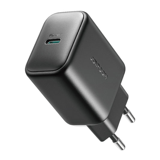 JOYROOM JR-TCF20 PD20W USB-C / Type-C Port Charger, Plug:EU Plug(Black) - USB Charger by JOYROOM | Online Shopping South Africa | PMC Jewellery | Buy Now Pay Later Mobicred