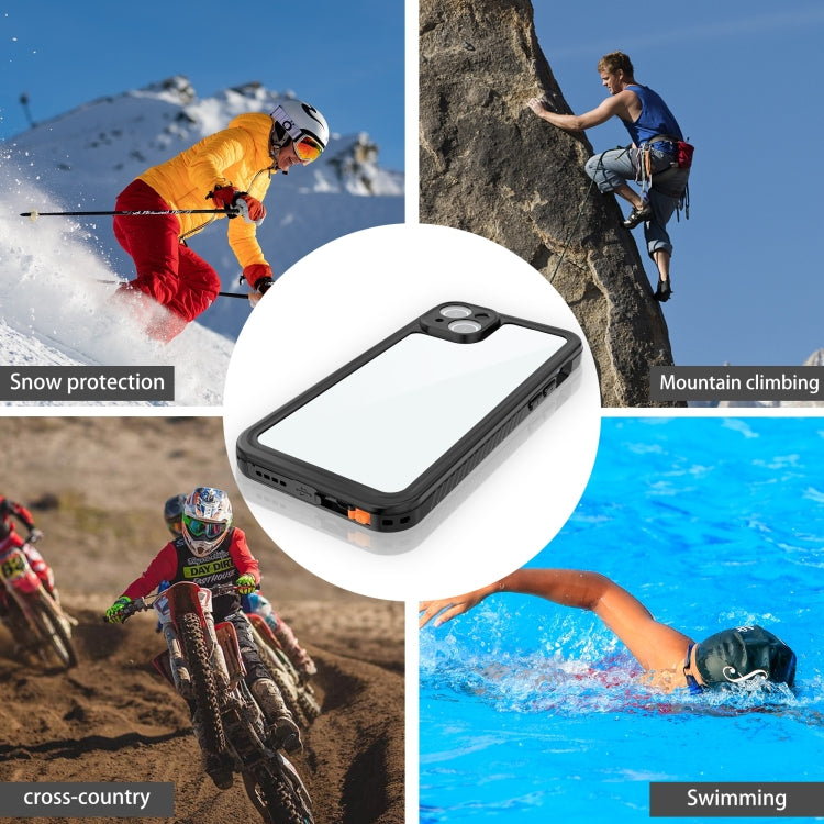 For iPhone 15 Plus RedPepper Shockproof IP68 Waterproof PC + TPU Protective Case(Black) - free shipping - PMC Jewellery - Order now!