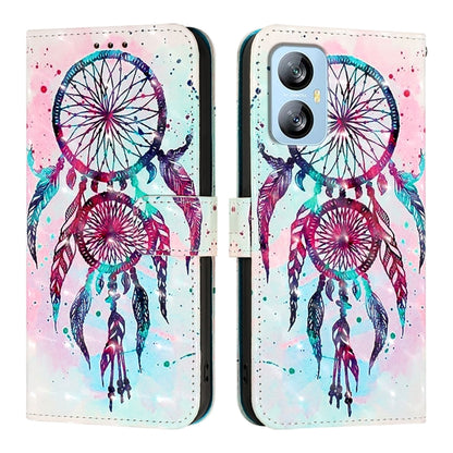 For Blackview A52 3D Painting Horizontal Flip Leather Phone Case(Color Drop Wind Chimes) - More Brand by PMC Jewellery | Online Shopping South Africa | PMC Jewellery | Buy Now Pay Later Mobicred