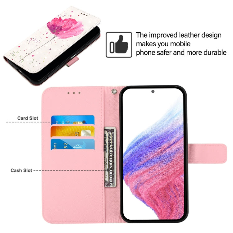 For Ulefone Note 14 3D Painting Horizontal Flip Leather Phone Case(Flower) - Ulefone Cases by PMC Jewellery | Online Shopping South Africa | PMC Jewellery | Buy Now Pay Later Mobicred