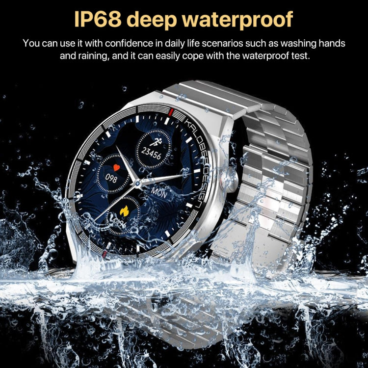 1.3 inch Silicone Band IP68 Waterproof Smart Watch Support Bluetooth Call(Black) - Smart Watches by PMC Jewellery | Online Shopping South Africa | PMC Jewellery | Buy Now Pay Later Mobicred