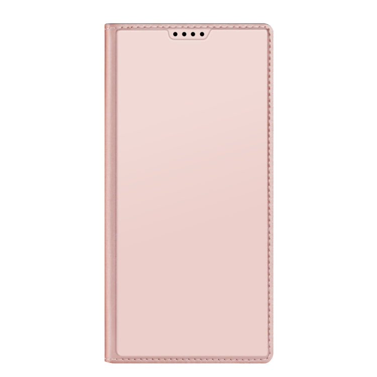 For Samsung Galaxy S25 Ultra 5G DUX DUCIS Skin Pro Series Flip Leather Phone Case(Pink) - Galaxy S25 Ultra 5G Cases by DUX DUCIS | Online Shopping South Africa | PMC Jewellery | Buy Now Pay Later Mobicred