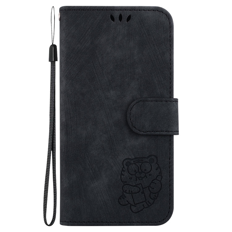 For Redmi K70 / K70 Pro Little Tiger Embossed Leather Phone Case(Black) - K70 Cases by PMC Jewellery | Online Shopping South Africa | PMC Jewellery | Buy Now Pay Later Mobicred