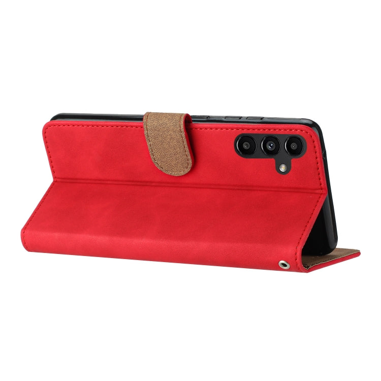 For Samsung Galaxy S25+ 5G Seven Butterflies Embossed Leather Phone Case(Red) - Galaxy S25+ 5G Cases by PMC Jewellery | Online Shopping South Africa | PMC Jewellery | Buy Now Pay Later Mobicred