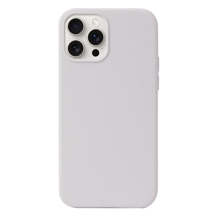 For iPhone 16 Pro Liquid Silicone Phone Case(White) - iPhone 16 Pro Cases by PMC TechLife | Online Shopping South Africa | PMC TechLife | Buy Now Pay Later Mobicred
