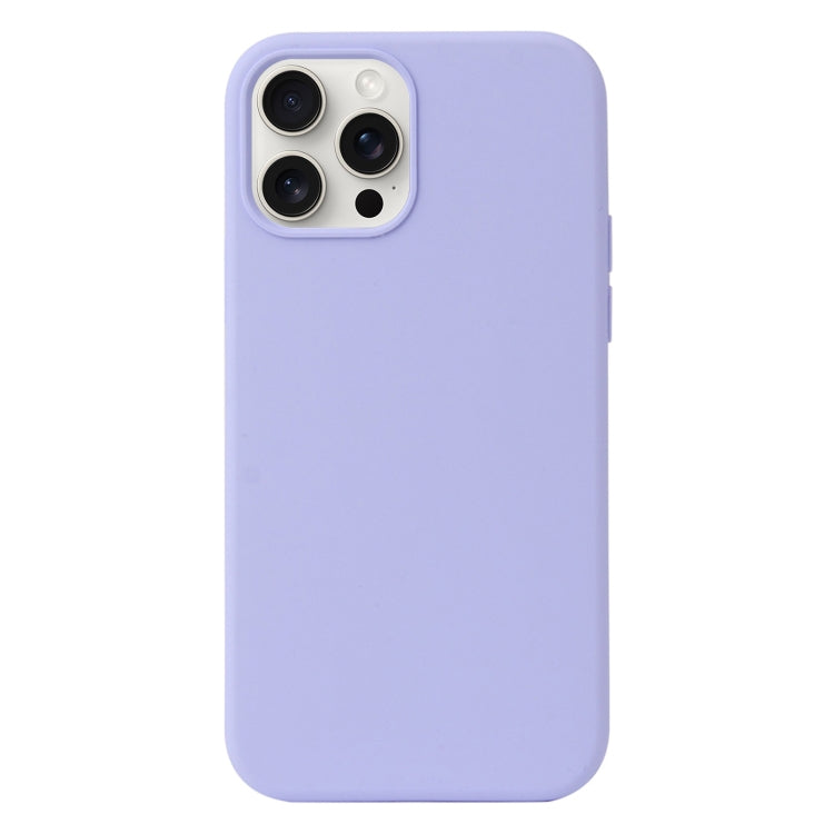 For iPhone 16 Pro Max Liquid Silicone Phone Case(Purple) - iPhone 16 Pro Max Cases by PMC Jewellery | Online Shopping South Africa | PMC Jewellery | Buy Now Pay Later Mobicred